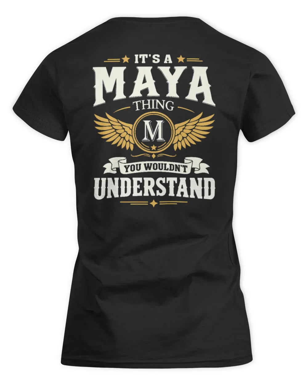 MAYA KT06-M008 It’s a [NAME] Thing – You Wouldn’t Understand | Personalized Vintage T-Shirt - Women's Standard T-Shirt - Black