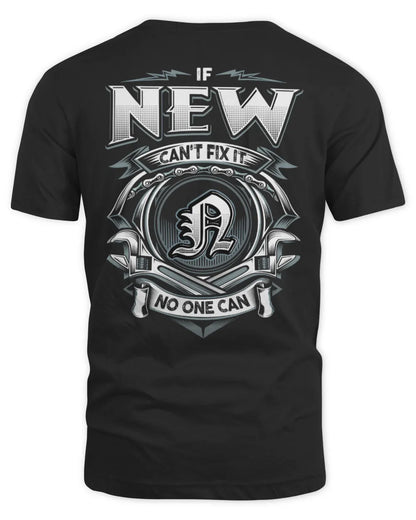 NEW AP81-K4-626 - Personalized Ahmed Quote Apparel “If Ahmed Can't Fix It, No One Can” - Unisex Standard T-Shirt - Black