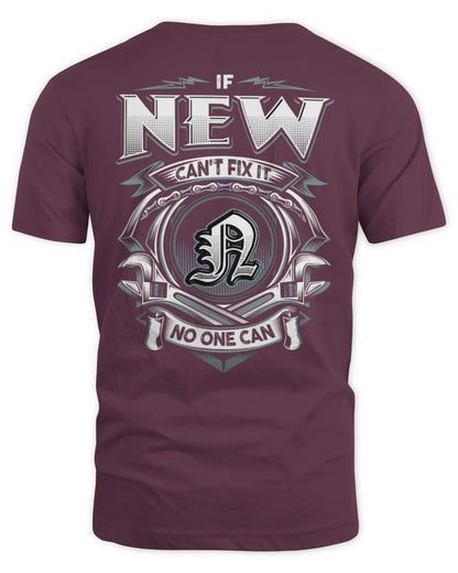 NEW AP81-K4-626 - Personalized Ahmed Quote Apparel “If Ahmed Can't Fix It, No One Can” - Unisex Standard T-Shirt - Maroon