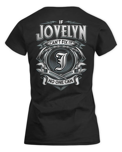 JOVELYN AP81-K4-626 - Personalized Ahmed Quote Apparel “If Ahmed Can't Fix It, No One Can” - Women's Standard T-Shirt - Black