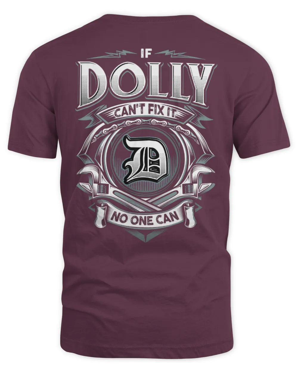 DOLLY AP81-K4-626 - Personalized Ahmed Quote Apparel “If Ahmed Can't Fix It, No One Can” - Unisex Standard T-Shirt - Maroon