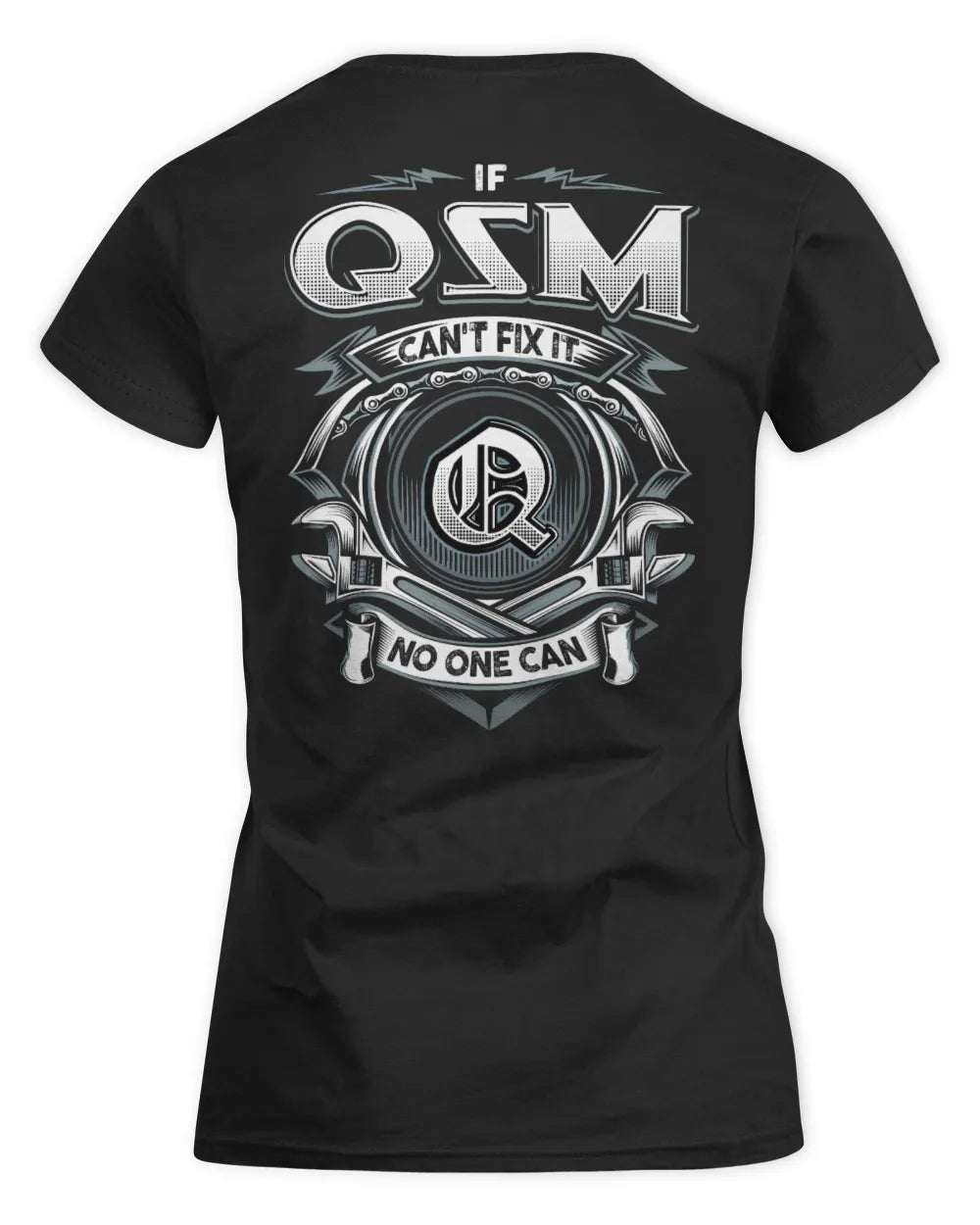 QSM AP81-K4-626 - Personalized Ahmed Quote Apparel “If Ahmed Can't Fix It, No One Can” - Women's Standard T-Shirt - Black