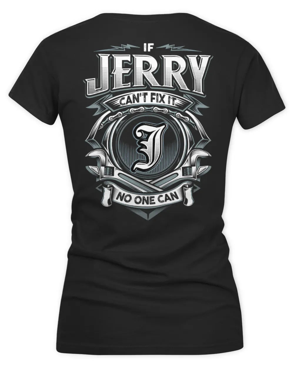 JERRY AP81-K4-626 - Personalized Ahmed Quote Apparel “If Ahmed Can't Fix It, No One Can” - Women's V-Neck T-Shirt - Black