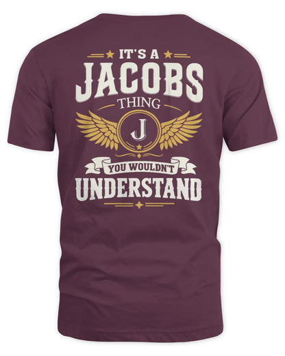 JACOBS KT06-M008 It’s a [NAME] Thing – You Wouldn’t Understand | Personalized Vintage T-Shirt - Unisex Standard T-Shirt - Maroon