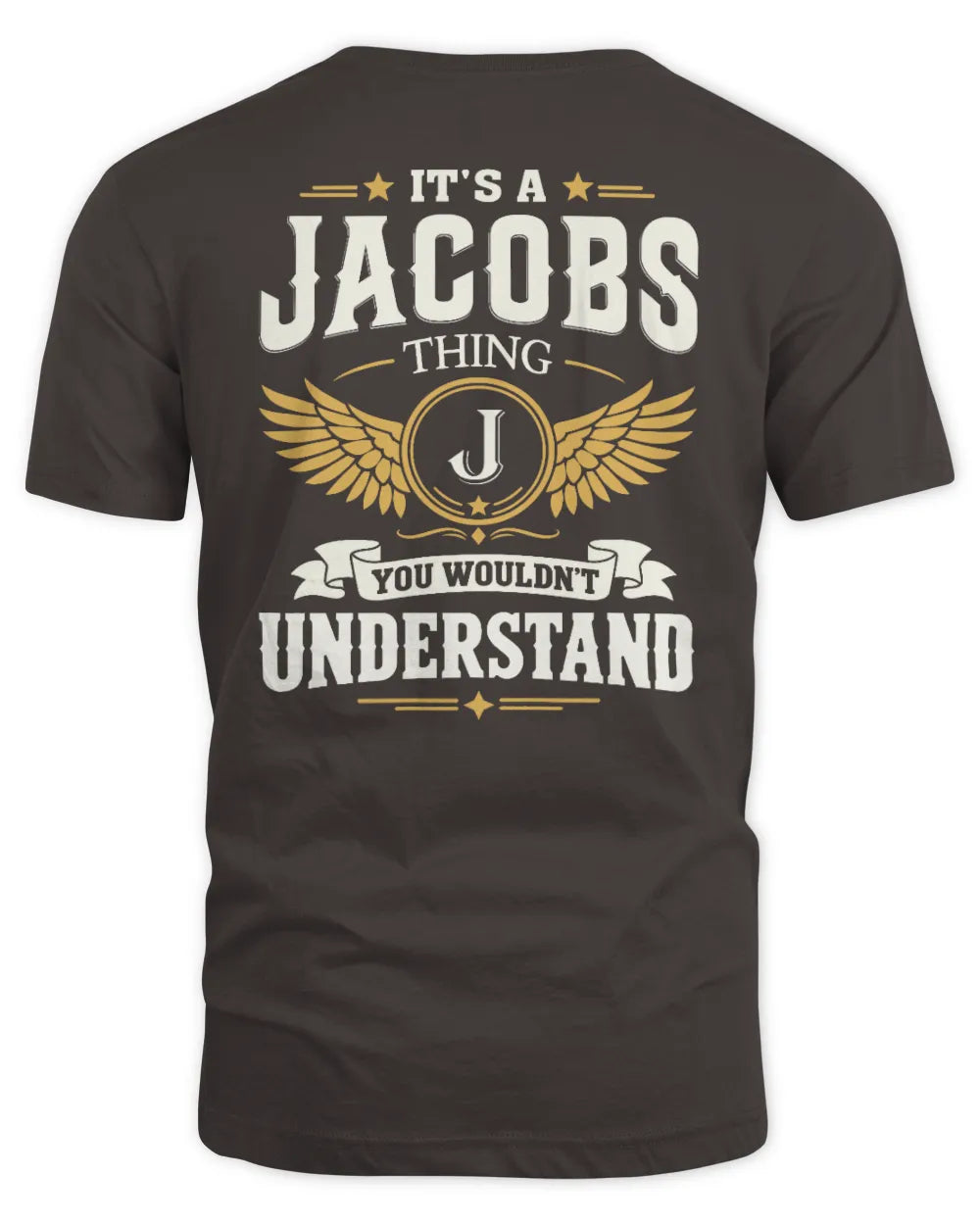 JACOBS KT06-M008 It’s a [NAME] Thing – You Wouldn’t Understand | Personalized Vintage T-Shirt - Unisex Standard T-Shirt - Dark Chocolate