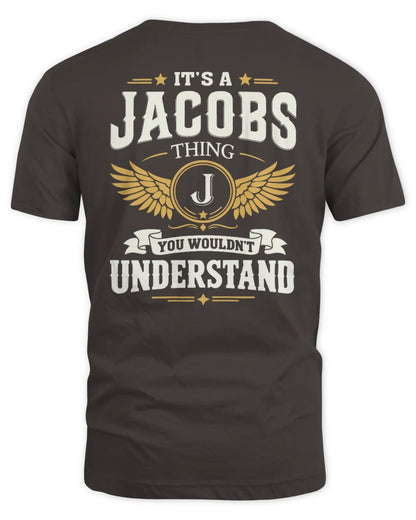 JACOBS KT06-M008 It’s a [NAME] Thing – You Wouldn’t Understand | Personalized Vintage T-Shirt - Unisex Standard T-Shirt - Dark Chocolate