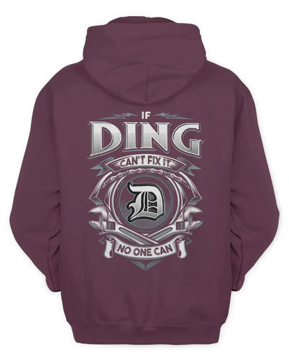 DING AP81-K4-626 - Personalized Ahmed Quote Apparel “If Ahmed Can't Fix It, No One Can” - Unisex Hoodie - Maroon