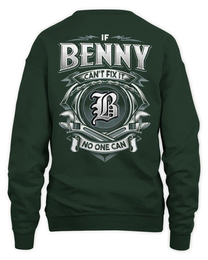 BENNY AP81-K4-626 - Personalized Ahmed Quote Apparel “If Ahmed Can't Fix It, No One Can” - Unisex Sweatshirt - Forest Green