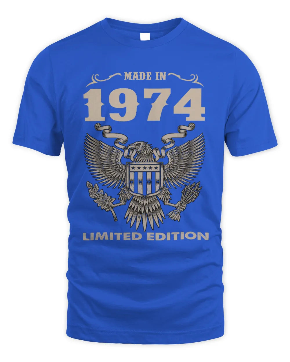 1974 HH89-K2 – Classic Birth Year Limited Edition T-Shirt - Unisex Standard T-Shirt - Royal