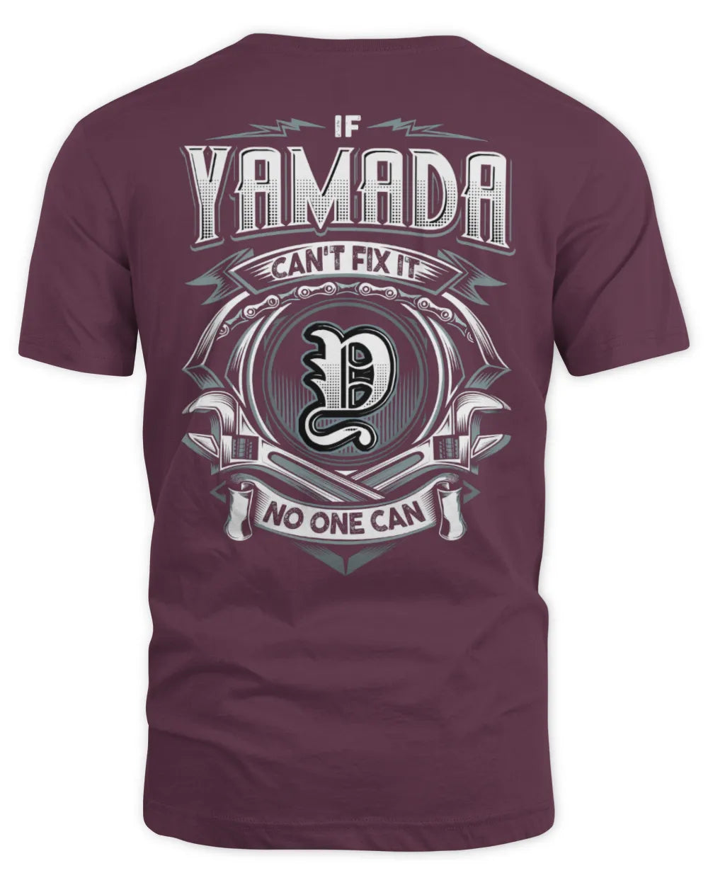 YAMADA AP81-K4-626 - Personalized Ahmed Quote Apparel “If Ahmed Can't Fix It, No One Can” - Unisex Standard T-Shirt - Maroon