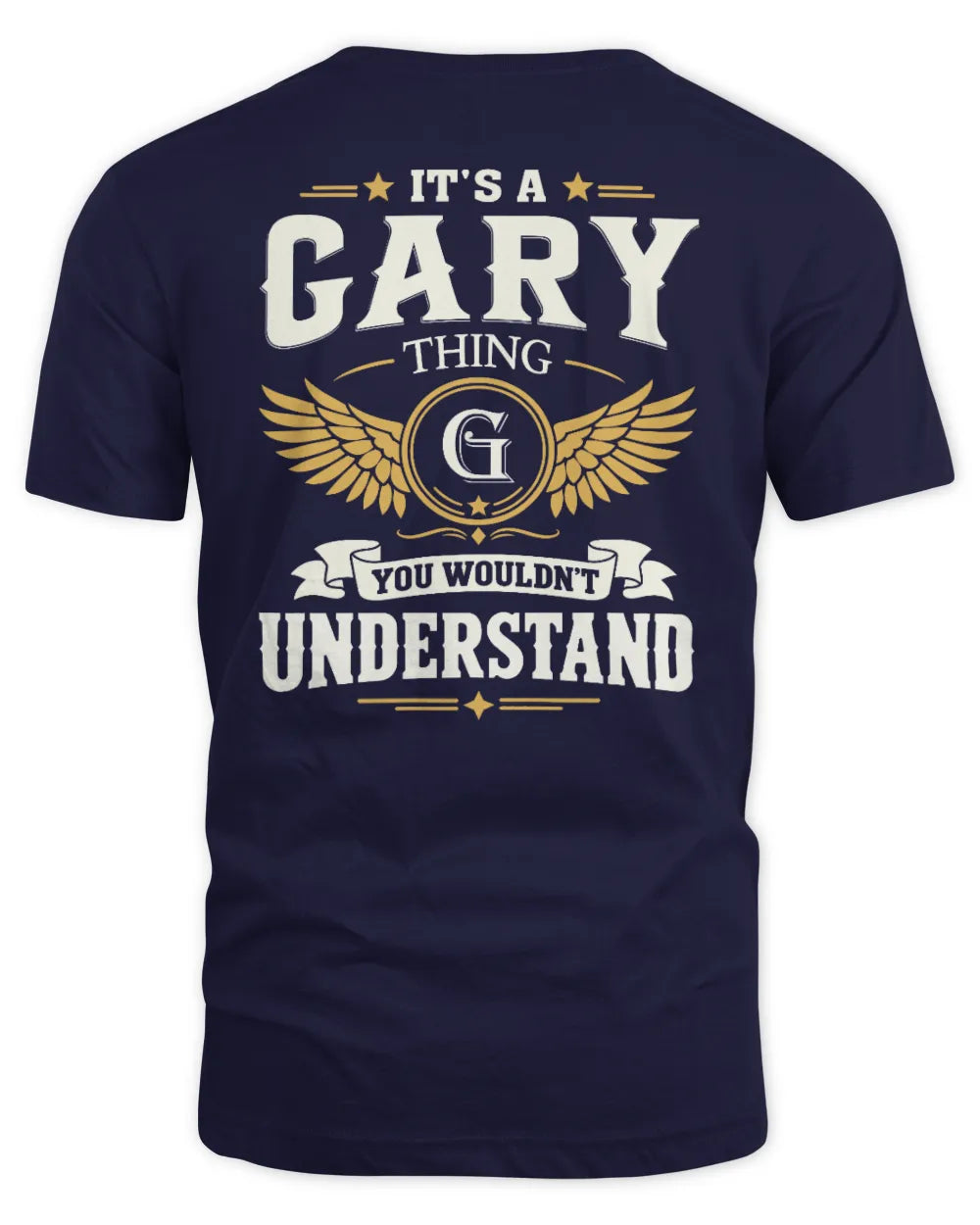 GARY KT06-M008 It’s a [NAME] Thing – You Wouldn’t Understand | Personalized Vintage T-Shirt - Unisex Standard T-Shirt - Navy