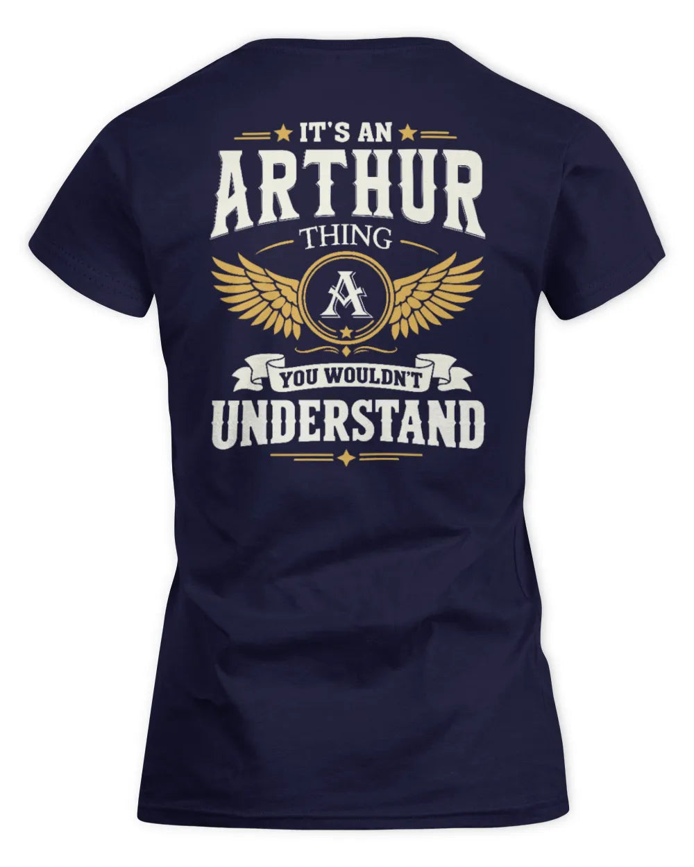ARTHUR KT06-M008 It’s a [NAME] Thing – You Wouldn’t Understand | Personalized Vintage T-Shirt - Women's Standard T-Shirt - Navy