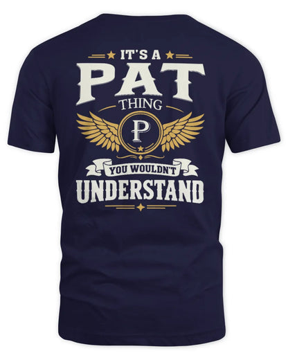 PAT KT06-M008 It’s a [NAME] Thing – You Wouldn’t Understand | Personalized Vintage T-Shirt - Unisex Standard T-Shirt - Navy