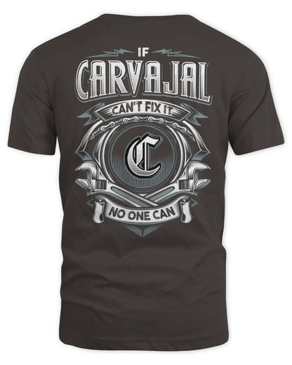 CARVAJAL AP81-K4-626 - Personalized Ahmed Quote Apparel “If Ahmed Can't Fix It, No One Can” - Unisex Standard T-Shirt - Dark Chocolate