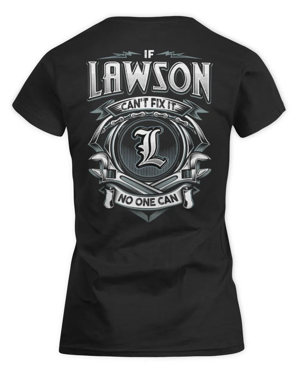 LAWSON AP81-K4-626 - Personalized Ahmed Quote Apparel “If Ahmed Can't Fix It, No One Can” - Women's Standard T-Shirt - Black