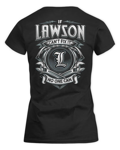 LAWSON AP81-K4-626 - Personalized Ahmed Quote Apparel “If Ahmed Can't Fix It, No One Can” - Women's Standard T-Shirt - Black