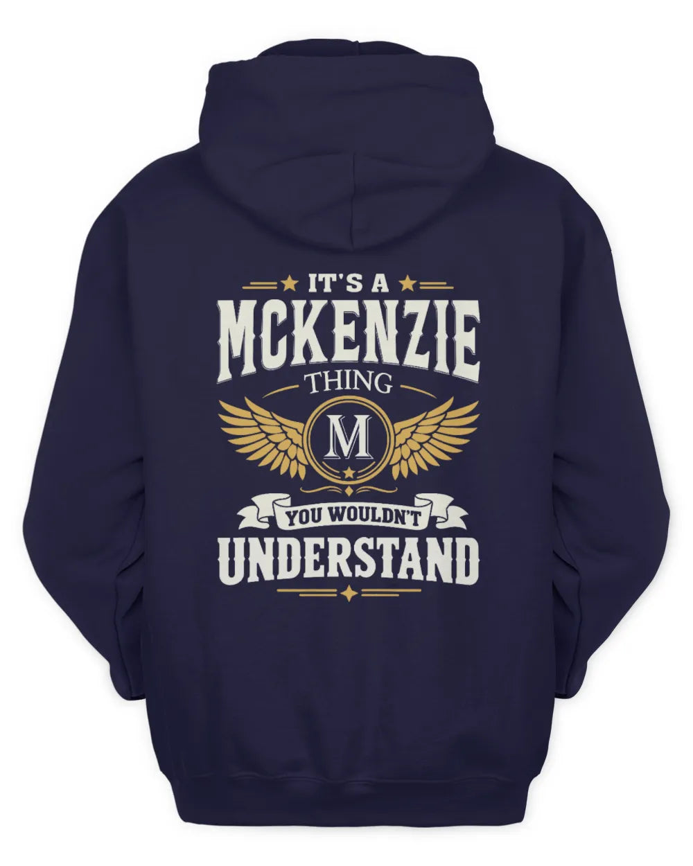 MCKENZIE KT06-M008 It’s a [NAME] Thing – You Wouldn’t Understand | Personalized Vintage T-Shirt - Unisex Hoodie - Navy