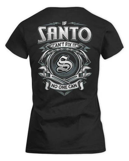 SANTO AP81-K4-626 - Personalized Ahmed Quote Apparel “If Ahmed Can't Fix It, No One Can” - Women's Standard T-Shirt - Black