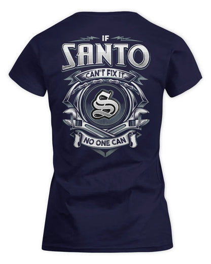 SANTO AP81-K4-626 - Personalized Ahmed Quote Apparel “If Ahmed Can't Fix It, No One Can” - Women's Standard T-Shirt - Navy