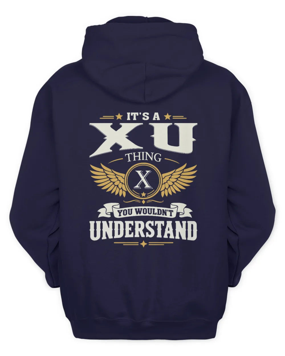 XU KT06-M008 It’s a [NAME] Thing – You Wouldn’t Understand | Personalized Vintage T-Shirt - Unisex Hoodie - Navy