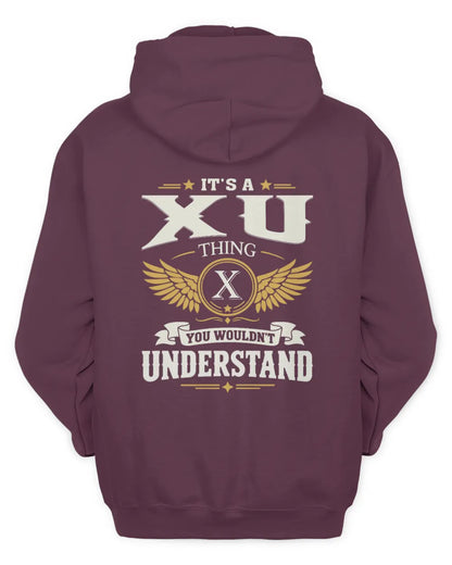 XU KT06-M008 It’s a [NAME] Thing – You Wouldn’t Understand | Personalized Vintage T-Shirt - Unisex Hoodie - Maroon