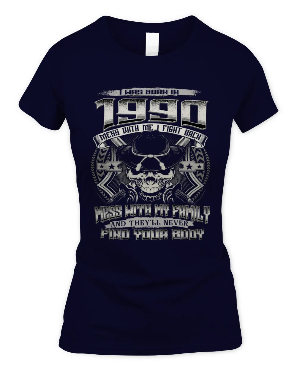 1990 HH89-K2 – Protective Family Quote T-Shirt - Women's Standard T-Shirt - Navy