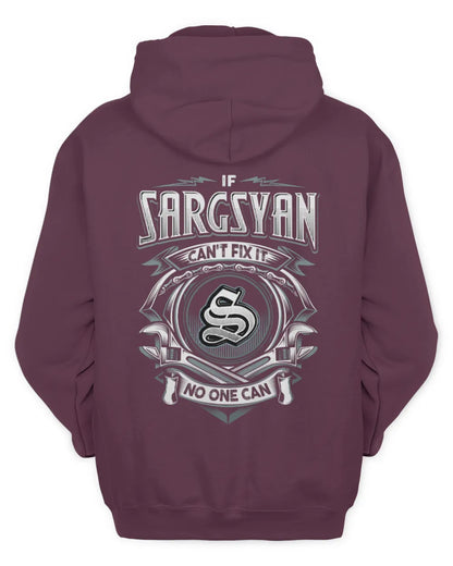 SARGSYAN AP81-K4-626 - Personalized Ahmed Quote Apparel “If Ahmed Can't Fix It, No One Can” - Unisex Hoodie - Maroon
