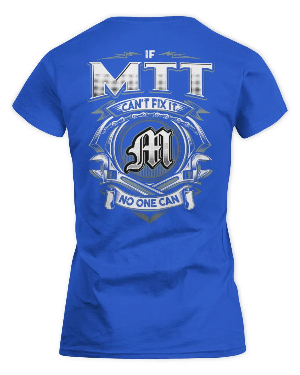 MTT AP81-K4-626 - Personalized Ahmed Quote Apparel “If Ahmed Can't Fix It, No One Can” - Women's Standard T-Shirt - Royal