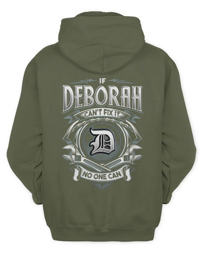 DEBORAH AP81-K4-626 - Personalized Ahmed Quote Apparel “If Ahmed Can't Fix It, No One Can” - Unisex Hoodie - Military Green