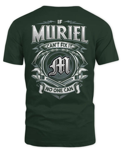 MURIEL AP81-K4-626 - Personalized Ahmed Quote Apparel “If Ahmed Can't Fix It, No One Can” - Unisex Standard T-Shirt - Forest Green
