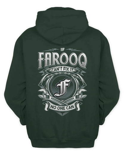 FAROOQ AP81-K4-626 - Personalized Ahmed Quote Apparel “If Ahmed Can't Fix It, No One Can” - Unisex Hoodie - Forest Green