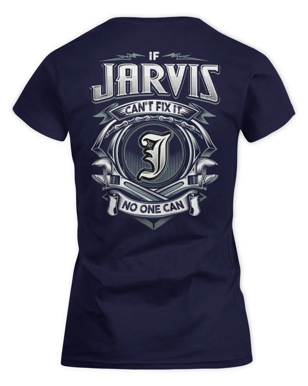 JARVIS AP81-K4-626 - Personalized Ahmed Quote Apparel “If Ahmed Can't Fix It, No One Can” - Women's Standard T-Shirt - Navy