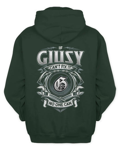 GIUSY AP81-K4-626 - Personalized Ahmed Quote Apparel “If Ahmed Can't Fix It, No One Can” - Unisex Hoodie - Forest Green