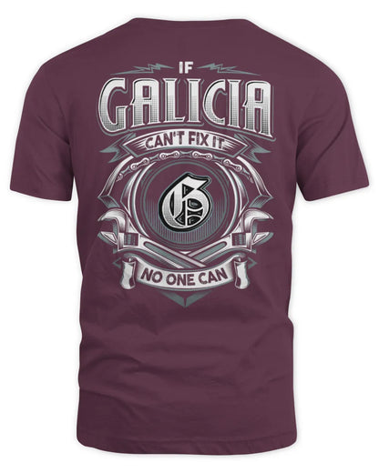GALICIA AP81-K4-626 - Personalized Ahmed Quote Apparel “If Ahmed Can't Fix It, No One Can” - Unisex Standard T-Shirt - Maroon