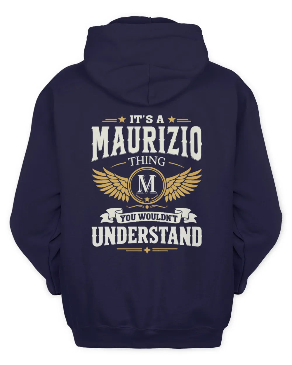 MAURIZIO KT06-M008 It’s a [NAME] Thing – You Wouldn’t Understand | Personalized Vintage T-Shirt - Unisex Hoodie - Navy
