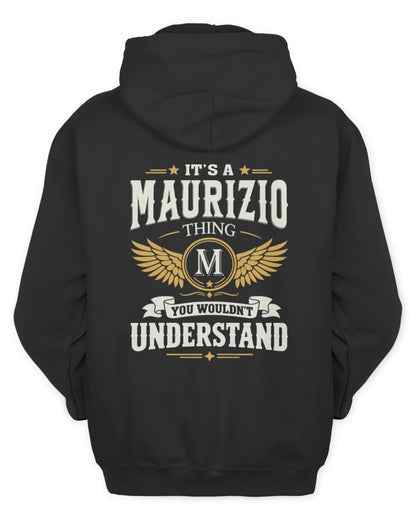 MAURIZIO KT06-M008 It’s a [NAME] Thing – You Wouldn’t Understand | Personalized Vintage T-Shirt - Unisex Hoodie - Black