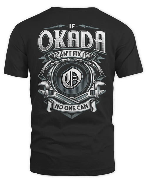 OKADA AP81-K4-626 - Personalized Ahmed Quote Apparel “If Ahmed Can't Fix It, No One Can” - Unisex Standard T-Shirt - Black