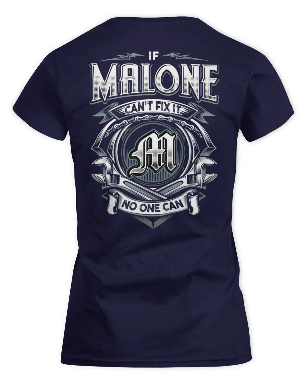 MALONE AP81-K4-626 - Personalized Ahmed Quote Apparel “If Ahmed Can't Fix It, No One Can” - Women's Standard T-Shirt - Navy