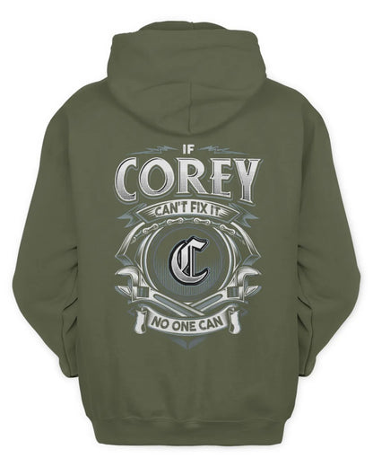 COREY AP81-K4-626 - Personalized Ahmed Quote Apparel “If Ahmed Can't Fix It, No One Can” - Unisex Hoodie - Military Green