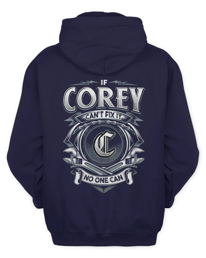 COREY AP81-K4-626 - Personalized Ahmed Quote Apparel “If Ahmed Can't Fix It, No One Can” - Unisex Hoodie - Navy