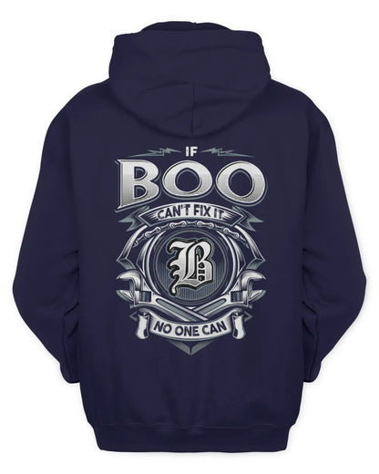 BOO AP81-K4-626 - Personalized Ahmed Quote Apparel “If Ahmed Can't Fix It, No One Can” - Unisex Hoodie - Navy