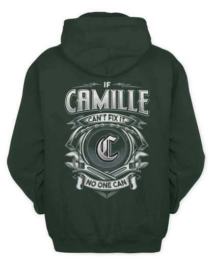 CAMILLE AP81-K4-626 - Personalized Ahmed Quote Apparel “If Ahmed Can't Fix It, No One Can” - Unisex Hoodie - Forest Green