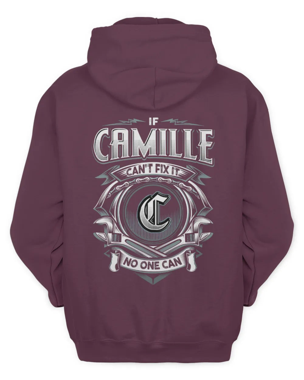 CAMILLE AP81-K4-626 - Personalized Ahmed Quote Apparel “If Ahmed Can't Fix It, No One Can” - Unisex Hoodie - Maroon