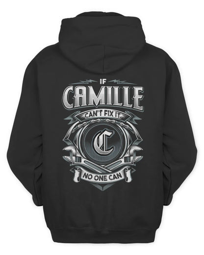 CAMILLE AP81-K4-626 - Personalized Ahmed Quote Apparel “If Ahmed Can't Fix It, No One Can” - Unisex Hoodie - Black