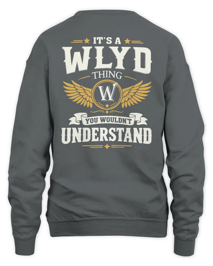 WLYD KT06-M008 It’s a [NAME] Thing – You Wouldn’t Understand | Personalized Vintage T-Shirt - Unisex Sweatshirt - Charcoal