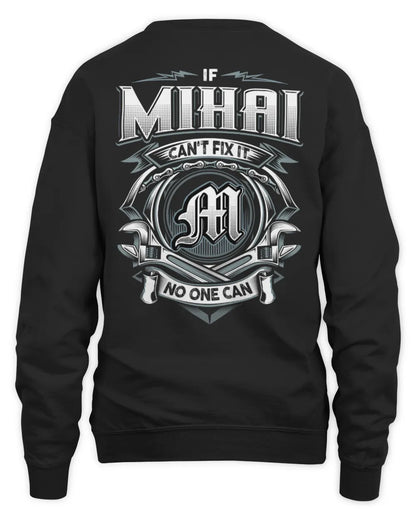 MIHAI AP81-K4-626 - Personalized Ahmed Quote Apparel “If Ahmed Can't Fix It, No One Can” - Unisex Sweatshirt - Black