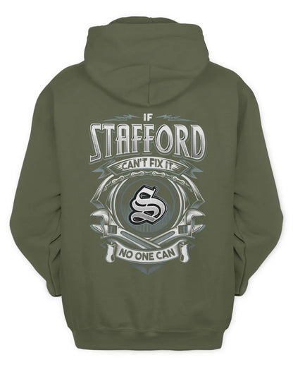 STAFFORD AP81-K4-626 - Personalized Ahmed Quote Apparel “If Ahmed Can't Fix It, No One Can” - Unisex Hoodie - Military Green