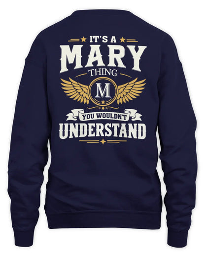 MARY KT06-M008 It’s a [NAME] Thing – You Wouldn’t Understand | Personalized Vintage T-Shirt - Unisex Sweatshirt - Navy