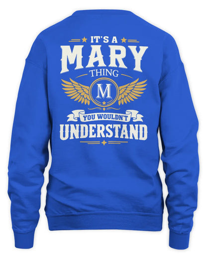 MARY KT06-M008 It’s a [NAME] Thing – You Wouldn’t Understand | Personalized Vintage T-Shirt - Unisex Sweatshirt - Royal