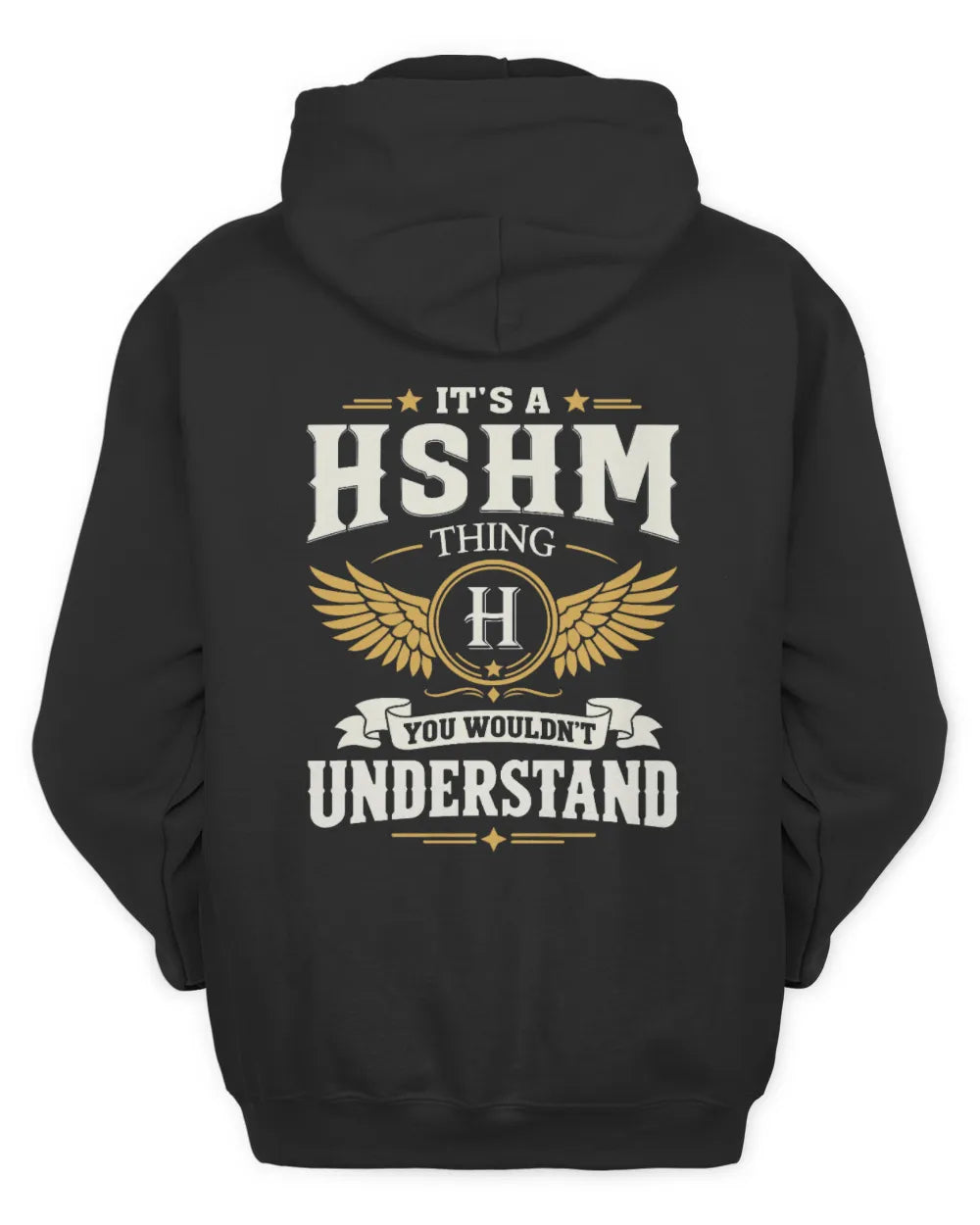 HSHM KT06-M008 It’s a [NAME] Thing – You Wouldn’t Understand | Personalized Vintage T-Shirt - Unisex Hoodie - Black